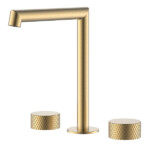 Jasupi Ring Series Solid Brass 3 hole Basin Faucet
