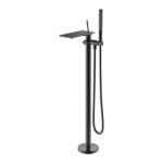 Floor Mounted Single Lever Waterfall Bathtub Faucet and Shower Mixer