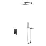 Jasupi Elegant Series 2 function wall mounted concealed shower mixer set