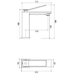 Jasupi Elegant Series Solid Brass Single Lever Basin Faucet