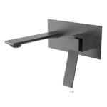 Jasupi Elegant Series Single lever Wall Concealed Solid Brass hot & cold Basin Faucet