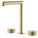 Jasupi Ring Series Solid Brass 3 hole Basin Faucet